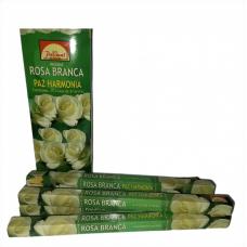 Caixa Incenso Parimal  Rosa Branca